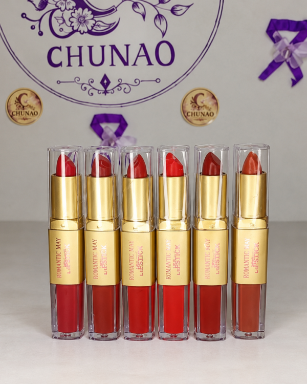 Romantic May 2 in 1 lipstick and Mate lip gloss