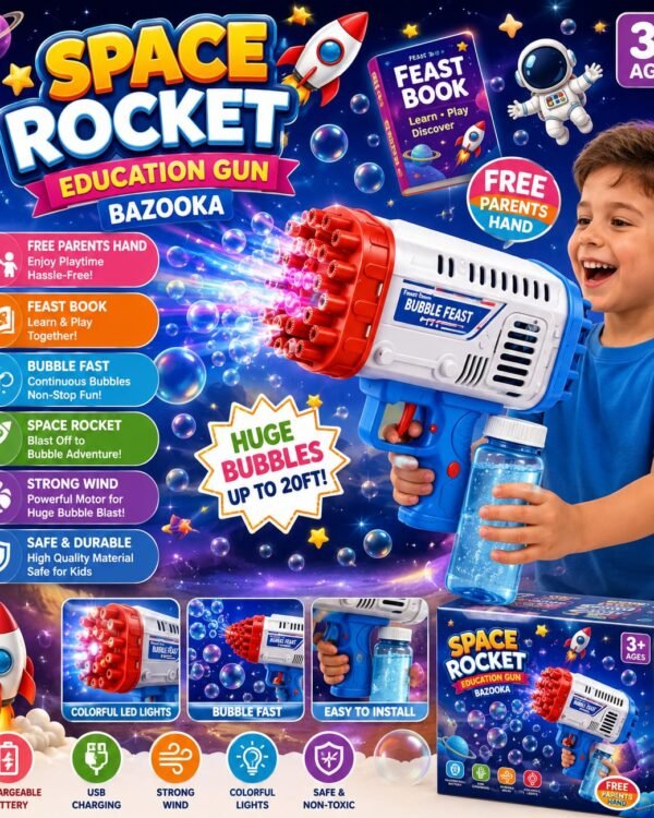 Space Rocket Education Gun Bazooka