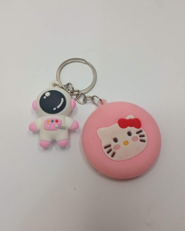 Double character keychain